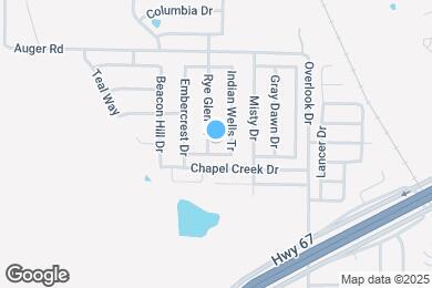 Map image of the property - 1206 Rye Glen Dr
