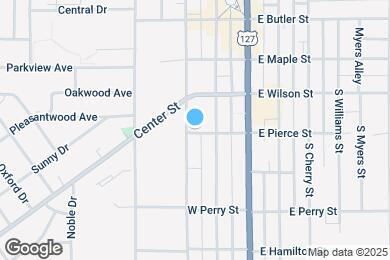 Map image of the property - 216 W Pierce St