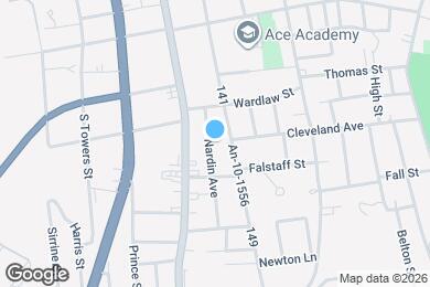 Map image of the property - 1501 Nardin Ave