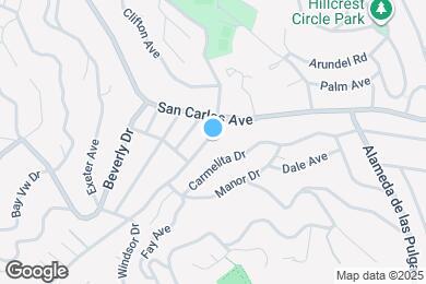 Map image of the property - Apartment in San Carlos Creek-Side Views Available for Lease!