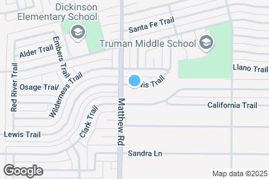 Map image of the property - 1709 Lewis Trail