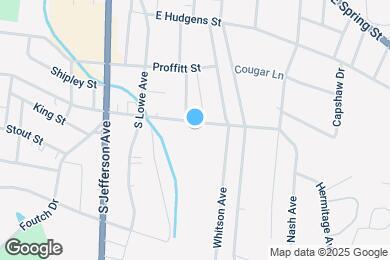 Map image of the property - 509 E Stevens St