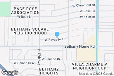 Map image of the property - 4538 W Rovey Ave