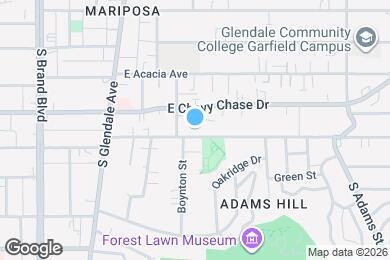 Map image of the property - 541 E Palmer Ave