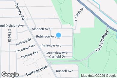 Map image of the property - 10012 Robinson Ave