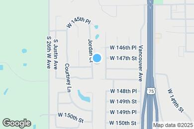 Map image of the property - 14729 Jordan Ct