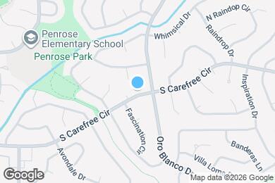 Map image of the property - 4670 S Carefree Cir