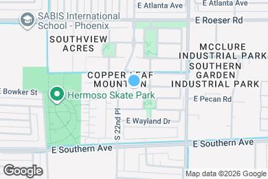 Map image of the property - 2229 E Sunland Ave
