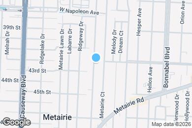 Map image of the property - 317 Metairie Heights Ave