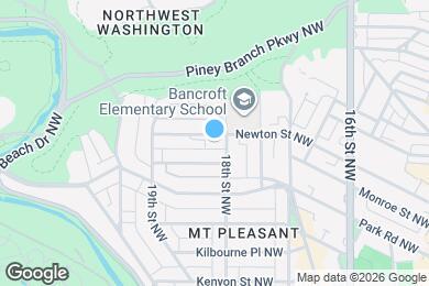 Map image of the property - 1808 Newton St NW