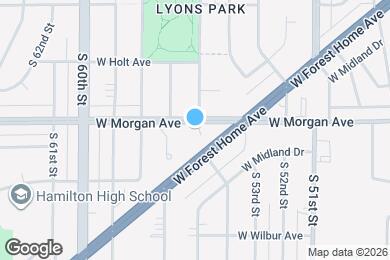 Map image of the property - 5501 W Morgan Ave