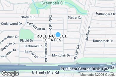 Map image of the property - 2211 Placid Dr