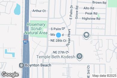 Map image of the property - 201 NE 28th Ct