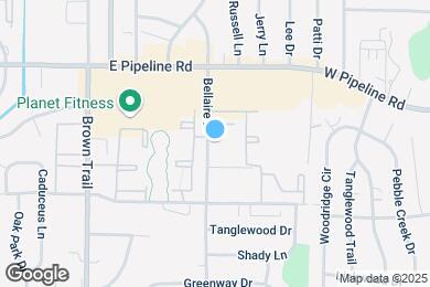 Map image of the property - 628 Bellaire Dr
