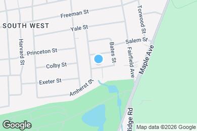 Map image of the property - 97 Bates St