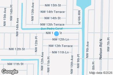Map image of the property - 1109 NW 12th Ln