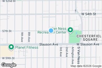 Map image of the property - 5712 5th Ave