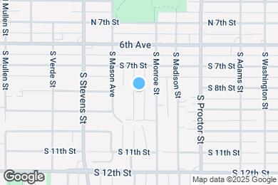 Map image of the property - 727 S Tyler St