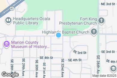 Map image of the property - 3162 E Fort King St