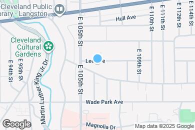 Map image of the property - 10608 Lee Ave