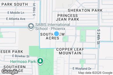 Map image of the property - 2111 E Chanute Pass