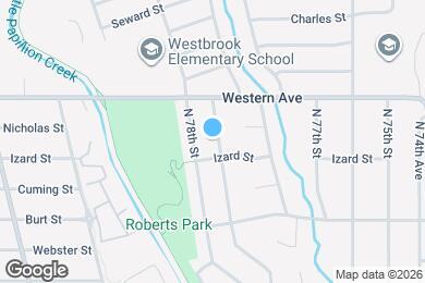 Map image of the property - 1012 N 77th Ave