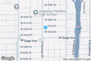 Map image of the property - 715 W 62nd St