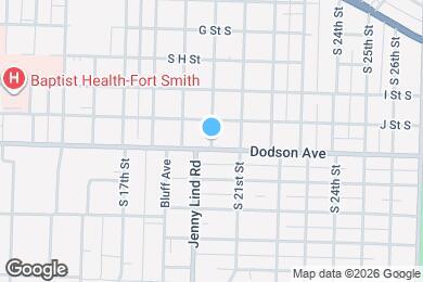Map image of the property - 1119 S 20th St