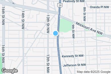 Map image of the property - 1209 Madison St NW