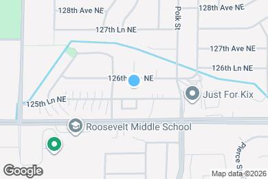 Map image of the property - 863 125th Ln NE