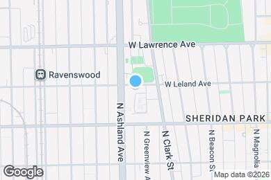 Map image of the property - 1533 W Leland Ave