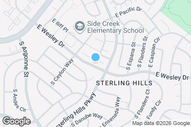 Map image of the property - 19268 E Caspian Pl