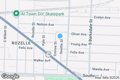 Map image of the property - 939 Seattle St