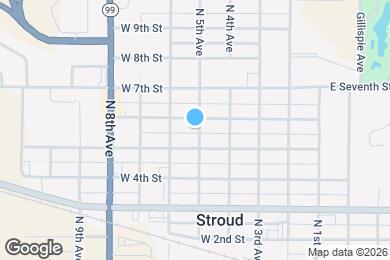 Map image of the property - 516 N 5th Ave