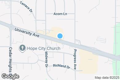 Map image of the property - 4004 University Ave