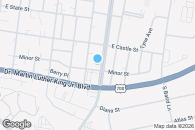 Map image of the property - 1809 Middle Tennessee Blvd