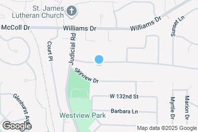 Map image of the property - 3409 Brookview Dr