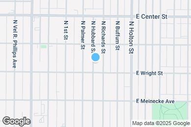 Map image of the property - 2524 N Hubbard St
