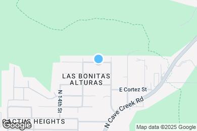 Map image of the property - 1529 E Sunnyside Dr