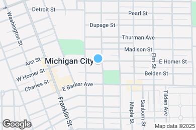 Map image of the property - 317 E Homer St