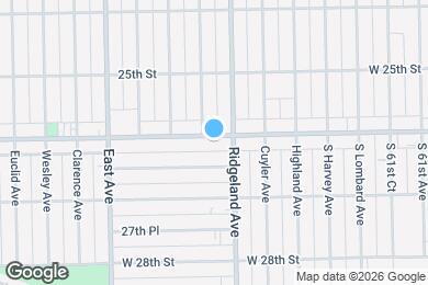 Map image of the property - 6416 W 26th St