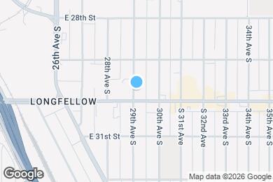 Map image of the property - 2939 29th Ave S