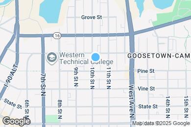 Map image of the property - 410 10th Street N