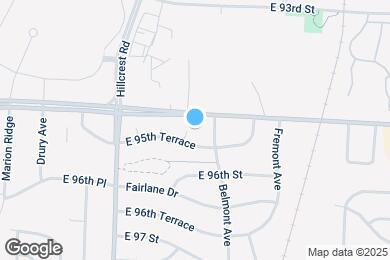 Map image of the property - 6008 E 95th Terrace