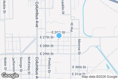Map image of the property - 1203 E 27th St