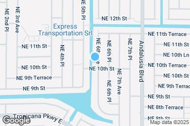 Map image of the property - 1006 NE 6th Ave