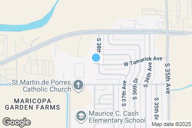 Map image of the property - 3862 W Tamarisk St