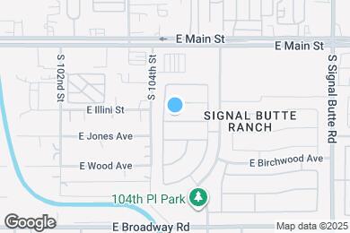 Map image of the property - 10434 E Azalea Ave