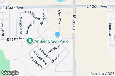 Map image of the property - 13411 Oneida Ln