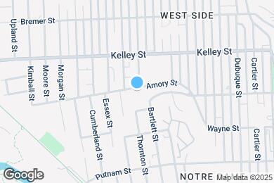 Map image of the property - 414 Amory St